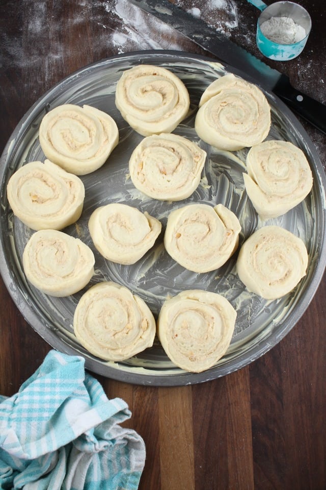 Ready for Rising Peanut Butter Sweet Rolls from missinthekitchen
