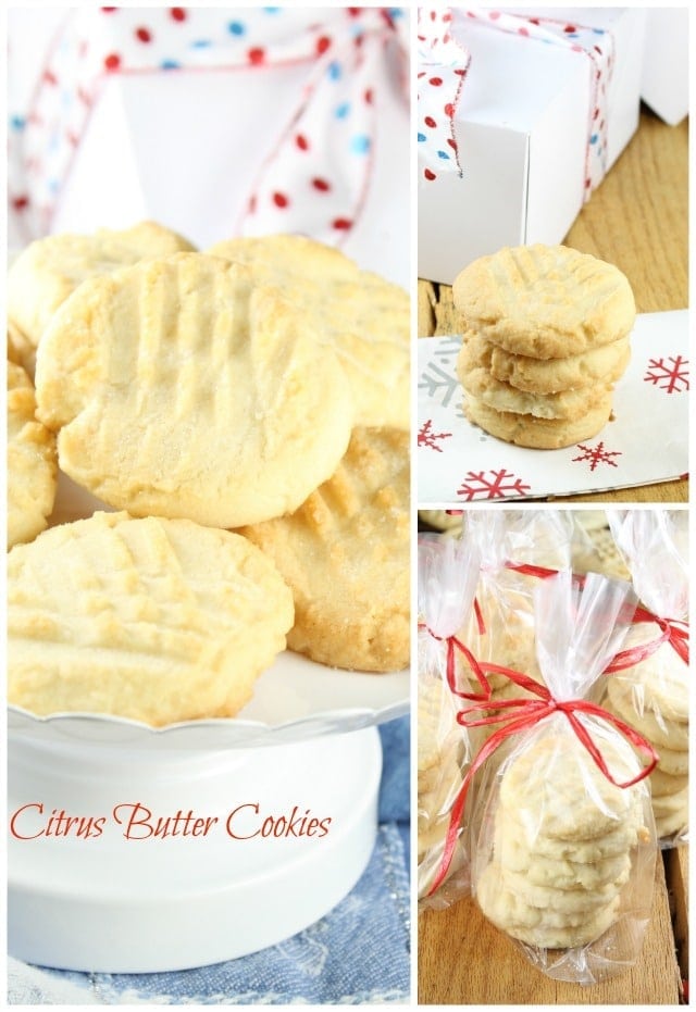 Citrus Butter Cookies Recipe for the Food Blogger Cookie Swap 2015 from Miss in the Kitchen
