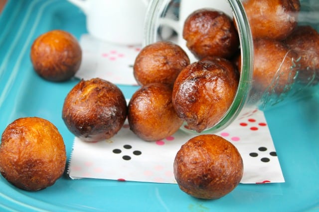 Chai Latte Glazed Donut Holes from Miss in the Kitchen