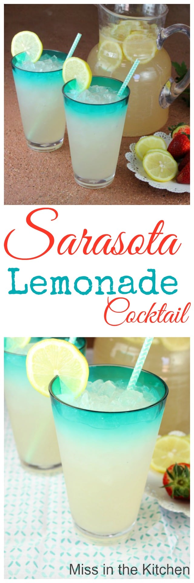 Sarasota Lemonade Cocktail Recipe from MissintheKitchen.com