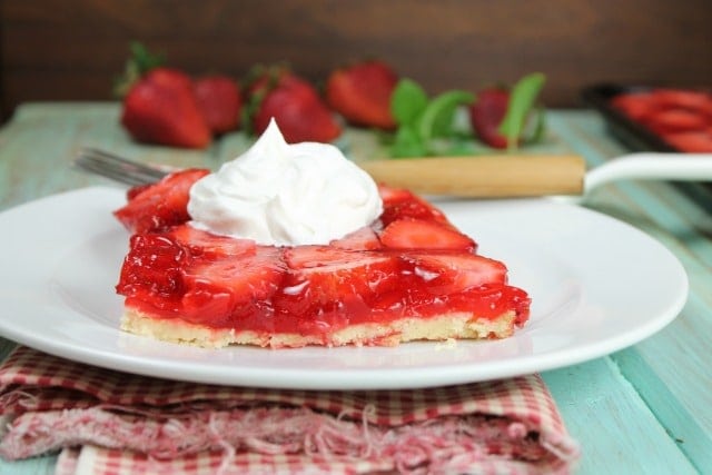 Strawberry Slab Pie Recipe from Miss in the Kitchen
