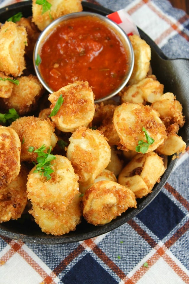 Fried Tortellini Recipe from Miss in the Kitchen