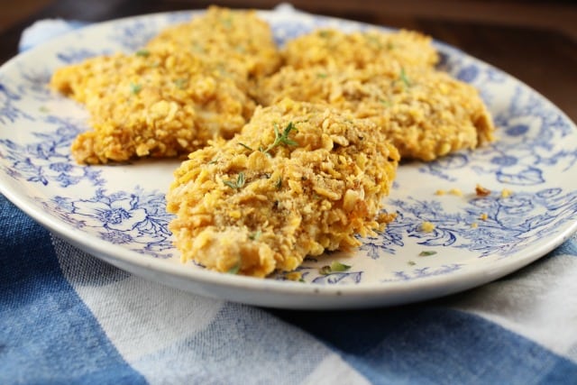 Oven Fried Chicken Recipe ~ MissintheKitchen #ad