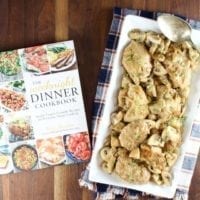 Creamy Balsamic Chicken Skillet Meal from The Weeknight Dinner Cookbook ~ MissintheKitchen