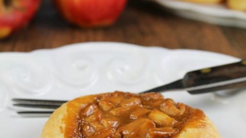 Caramel Apple Danish Recipe is the ultimate fall treat from MissintheKitchen.com Sponsored by Pillsbury