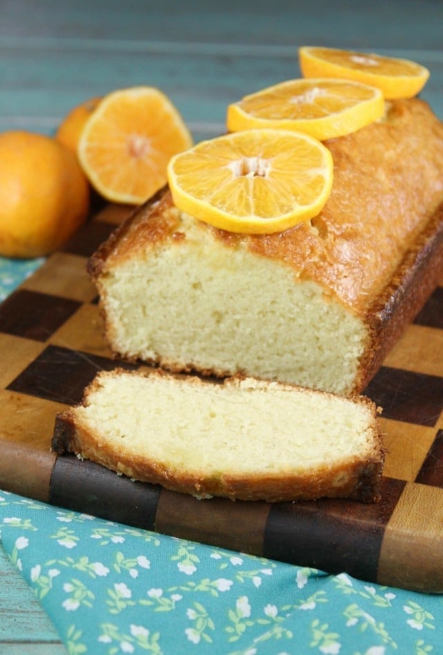 Orange Glazed Almond Bread Recipe is perfect to bake and share! From MissintheKitchen.com