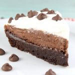 Brownie Pudding Pie Recipe ~ Delicious Chocolate Dessert From MissintheKitchen.com