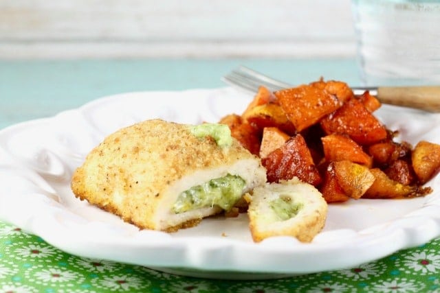 Barber Foods Stuffed Chicken Sweet Potato Sheet Pan Meal Recipe | Miss in the Kitchen