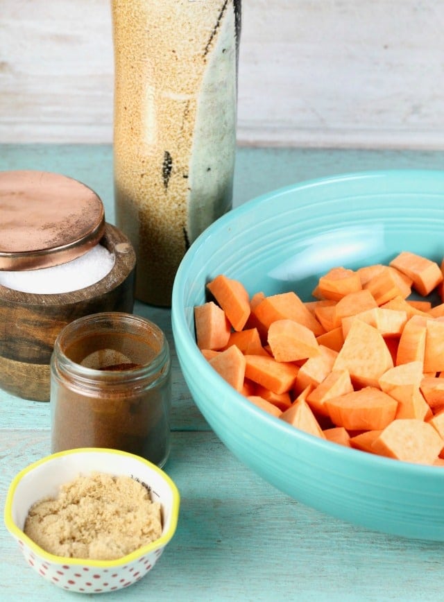 Ingredients for Chipotle Roasted Sweet Potatoes Recipe