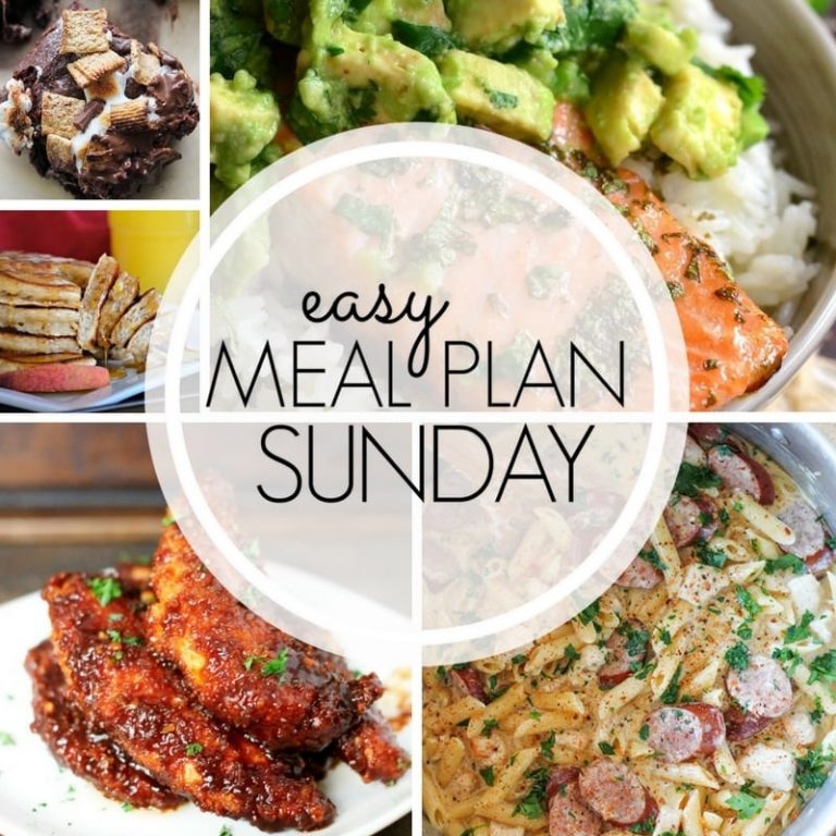 Easy Meal Plan Sunday {96}