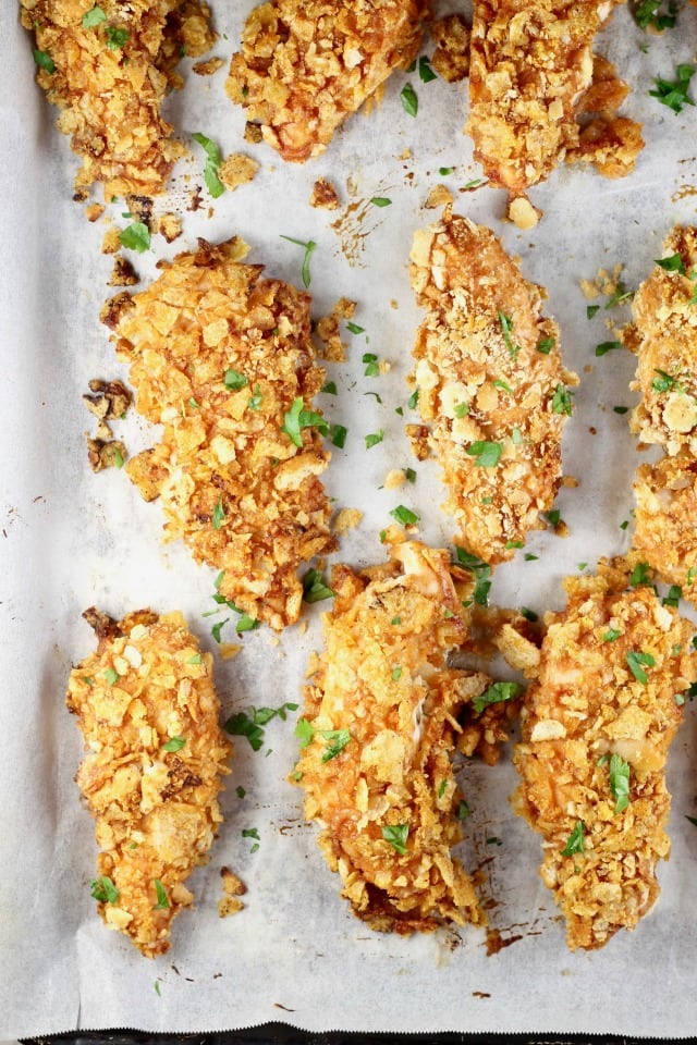Crunchy Barbecue Chicken Tenders Recipe is an easy weeknight dinner from MissintheKitchen.com