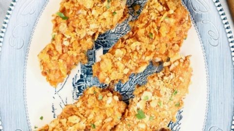 Crunchy Barbecue Chicken Tenders Recipe ~ easy family dinner ~ MissintheKitchen.com