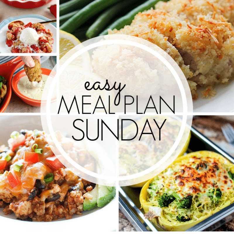 Easy Meal Plan Sunday 98