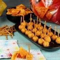 Mini Doritos Cheese Balls Recipe from MissintheKitchen.com #ad #SayYesToSummer