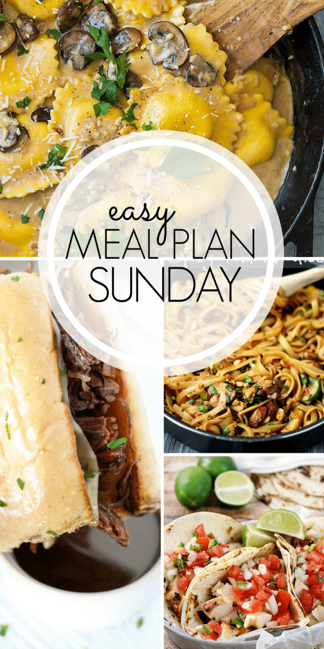 Easy Meal Plan Sunday {97}