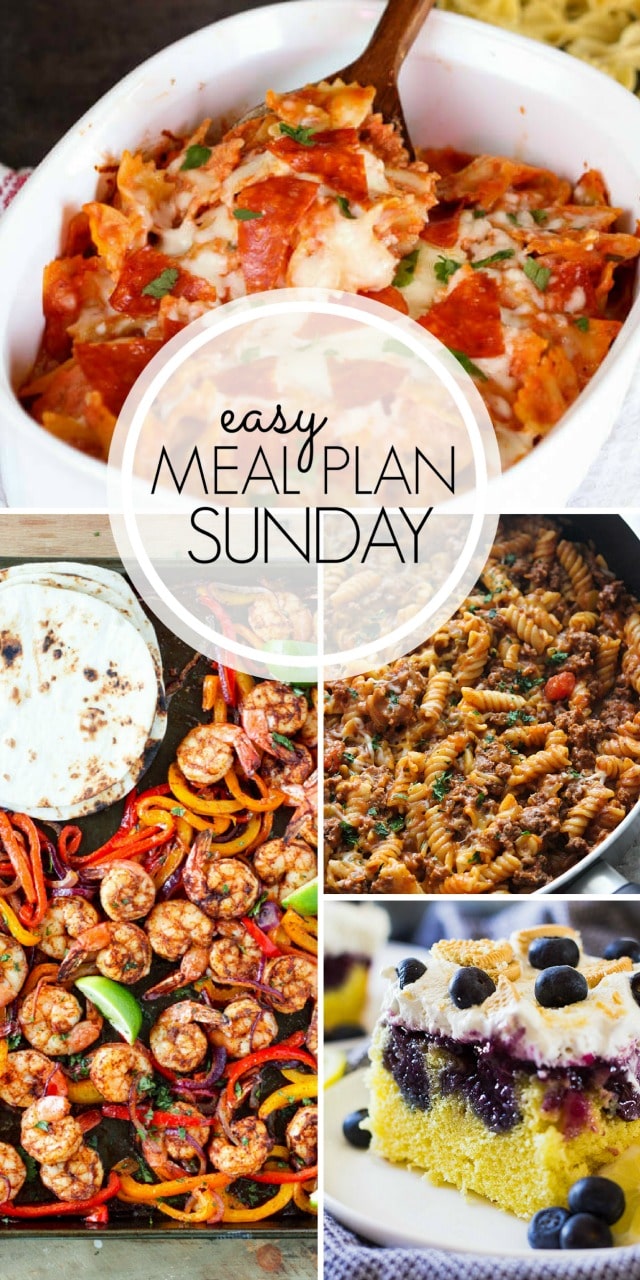Easy Meal Plan Sunday {Week 100} From MissintheKitchen.com