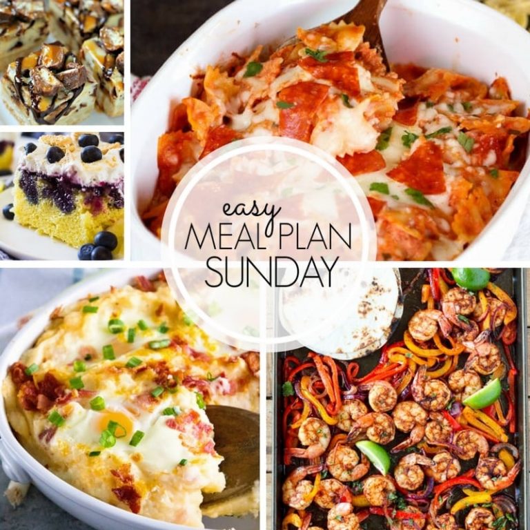 Easy Meal Plan Sunday {Week 100} ~ MissintheKitchen.com
