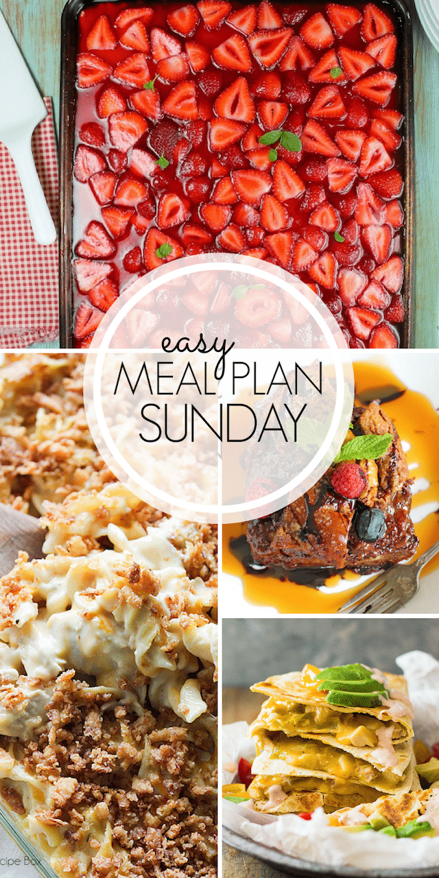 Easy Meal Plan Sunday {week 104} From MissintheKitchen.com