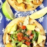 Grilled Chicken Tostadas are a delicious meal for any night of the week. #sponsored by Produce for Kids