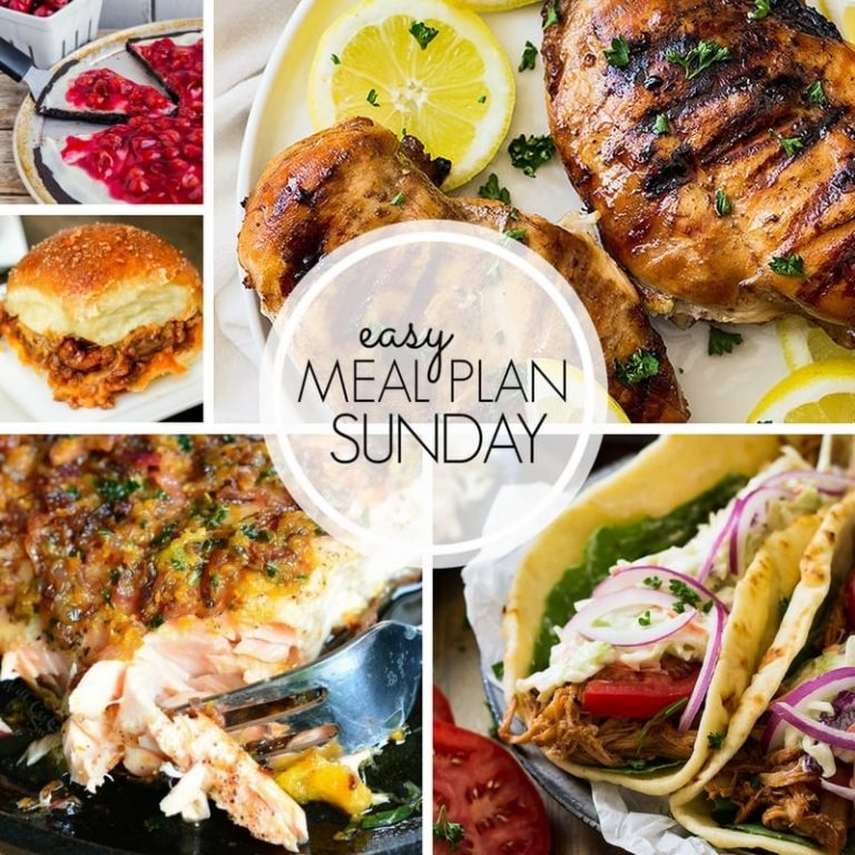 Easy Meal Plan 105 ~ MissintheKitchen.com