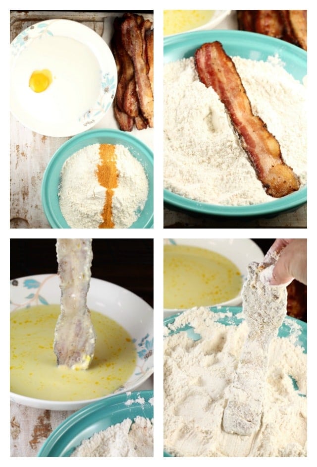 How to Make Chicken Fried Bacon ~ Recipe from missinthekitchen.com