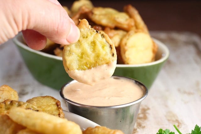 Try this Fried Pickles Recipe from MissintheKitchen.com