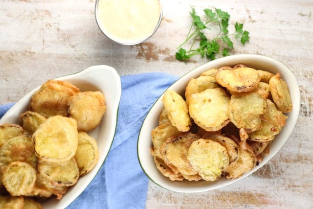Recipe for Fried Pickles ~ MissintheKitchen.com