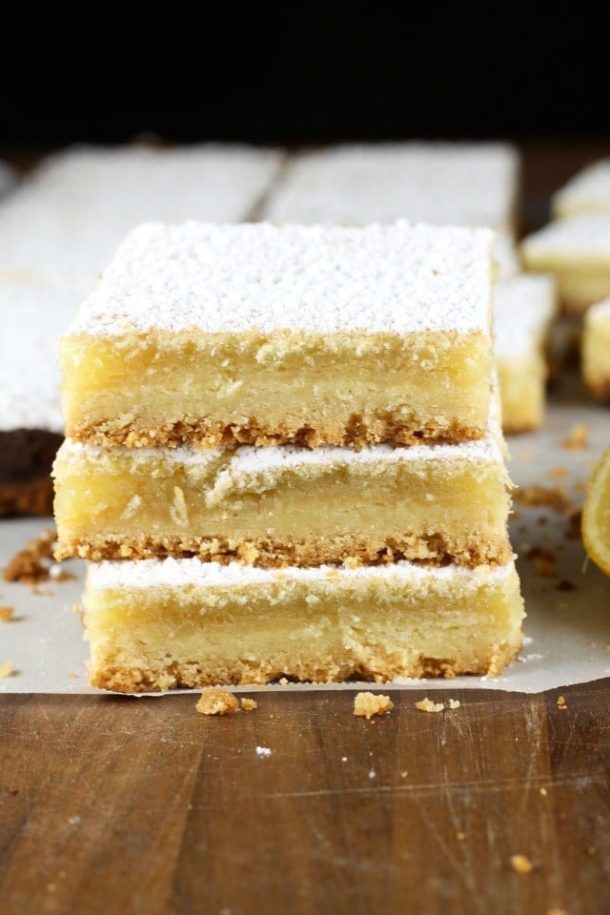 Lemony Lemon Bars - Miss in the Kitchen