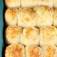 White Cheddar Potato Rolls Recipe ~ Great for holidays ~ Recipe from MissintheKitchen.com #ad @RedStarYeast