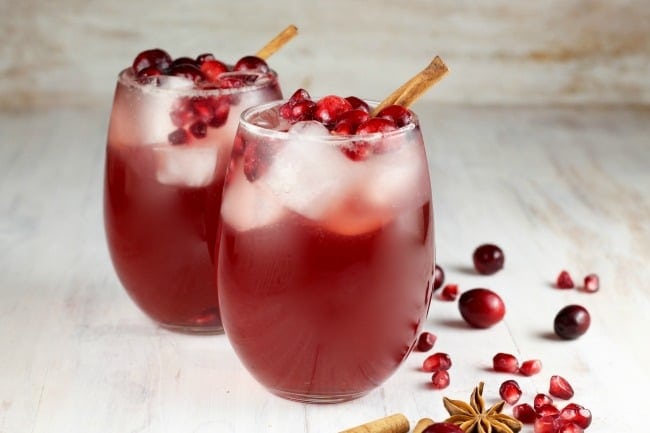 Cranberry Wine Punch Recipe ~ MissintheKitchen.com