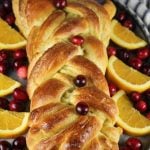 Orange Cardamom Braid Bread Recipe #Ad @RedStarYeast | MissintheKitchen.com #recipe #bread #holiday