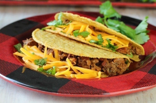 My favorite Brisket Tacos Recipe from missinthekitchen.com #tacos