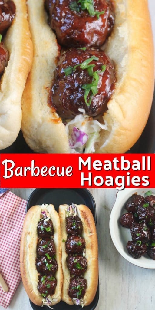 The Best Barbecue Meatball Hoagies Recipe
