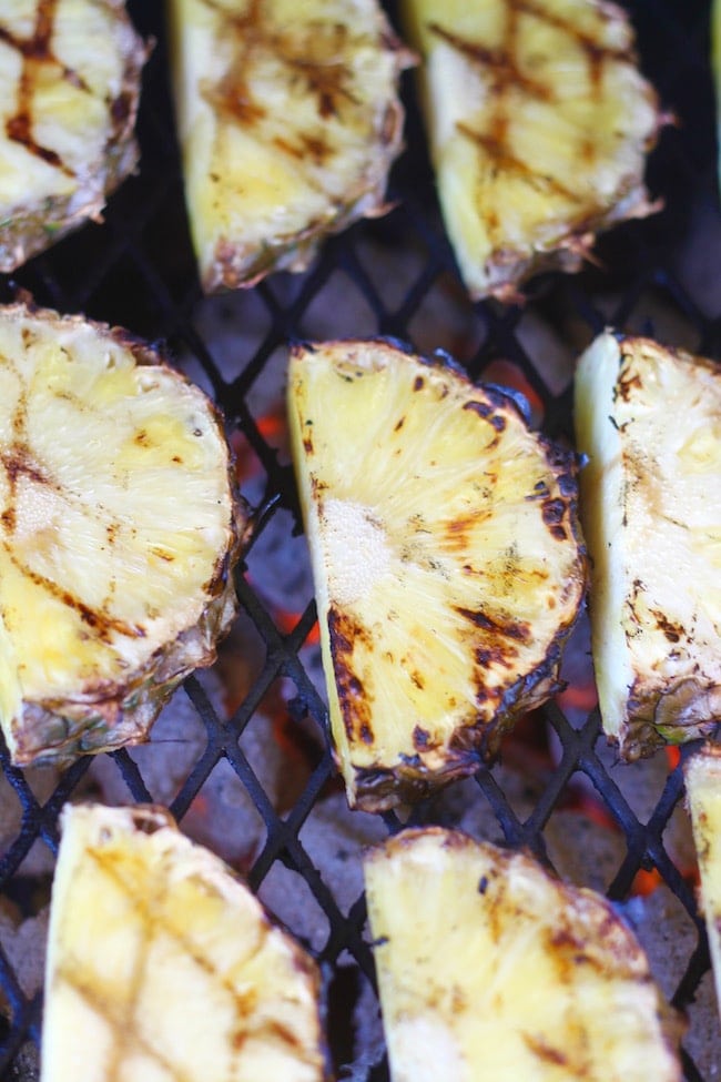 Grilling Pineapple Slices