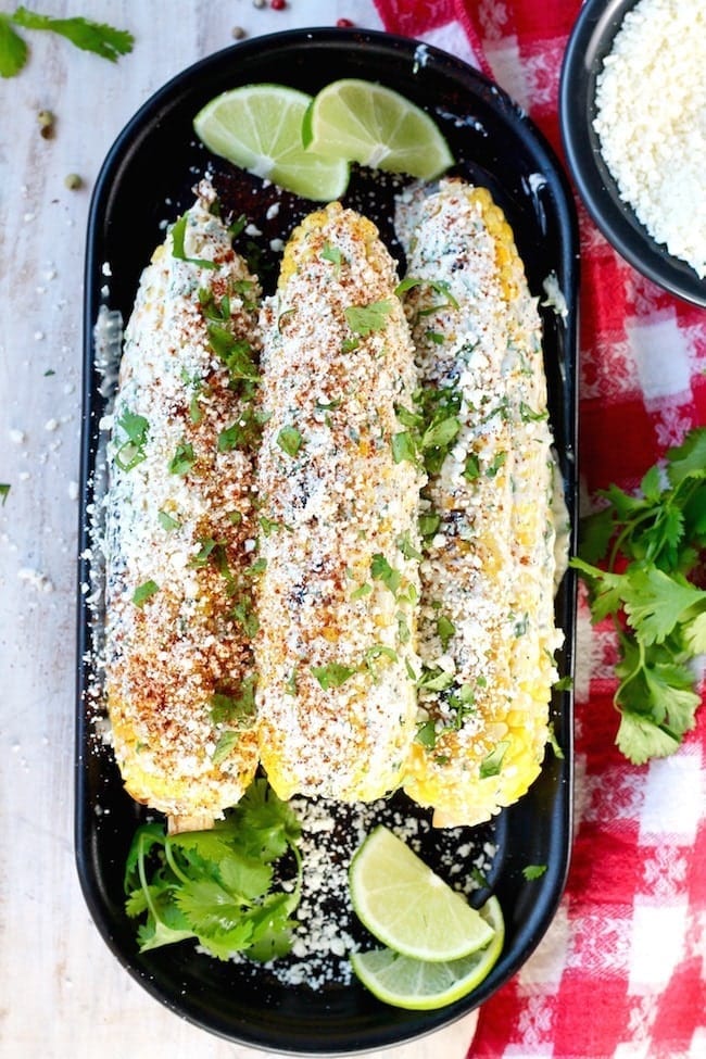 Grilled Mexican Street Corn