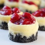 Mini Cherry Cheesecake Dessert