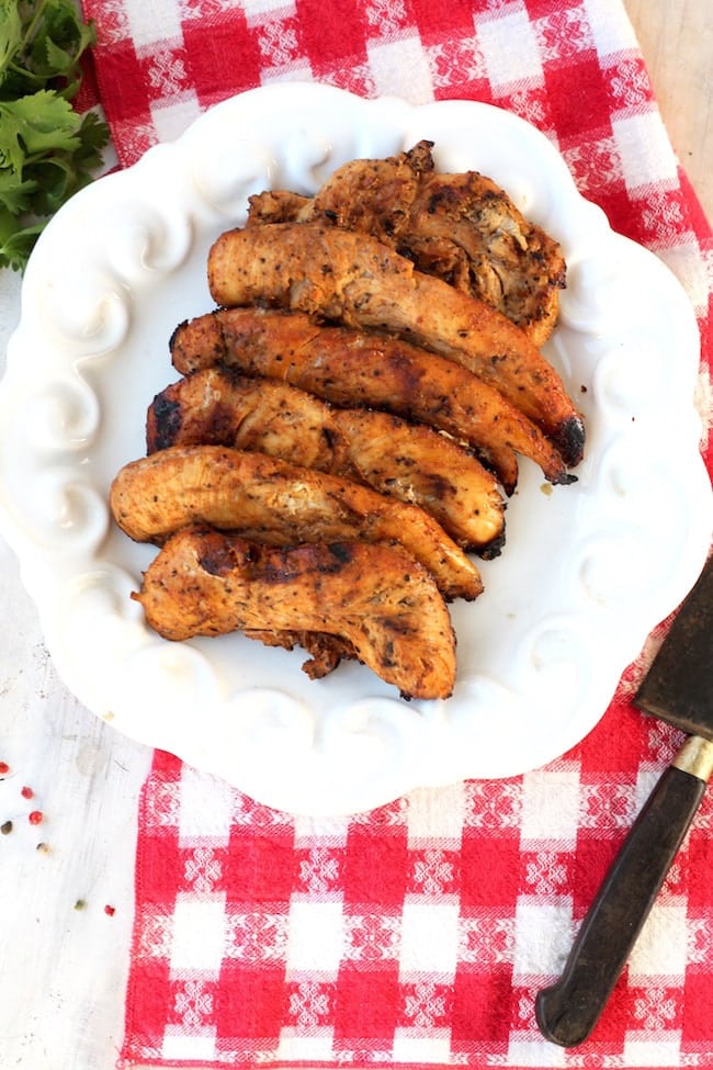 Spicy Honey Grilled Chicken Plated 