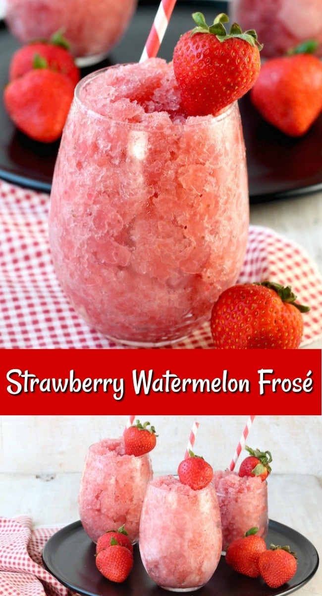 Strawberry Watermelon Frose Recipe