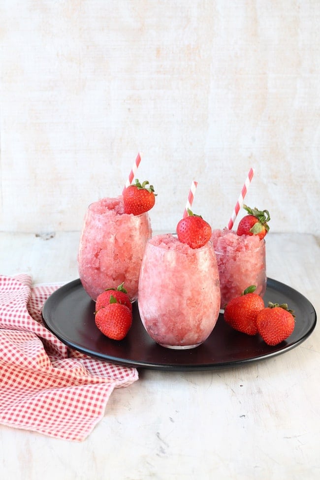 Strawberry Watermelon Frose Summer Cocktail