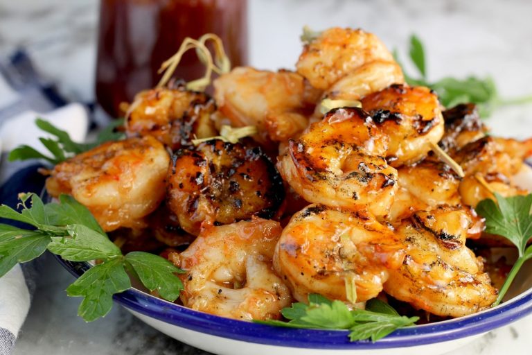 Easy Barbecue Grilled Shrimp