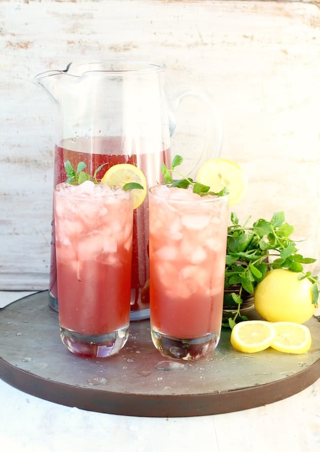Large Batch Pomegranate Lemonade Recipe