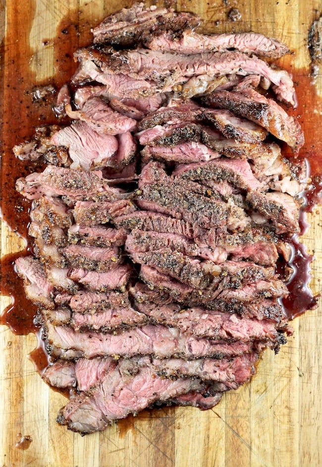 Sliced Smoked Roast Beef for Loaded Potato Skins