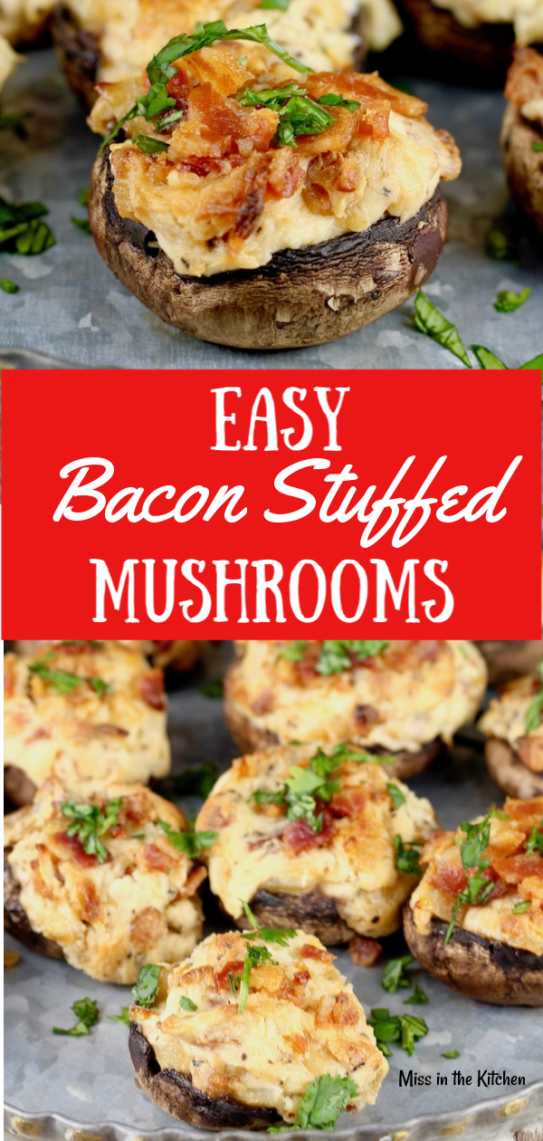 How to Make Easy Bacon Stuffed Mushrooms 