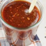 Homemade Barbecue Sauce ~ easy to store in a weck jar