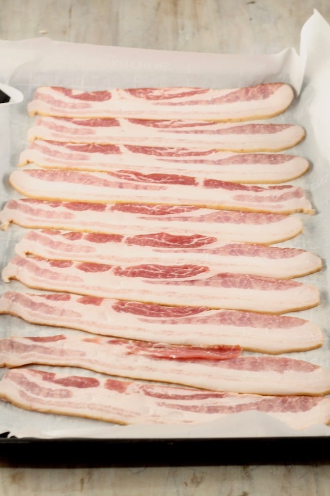 Thick sliced bacon for jalapeno barbecue bacon