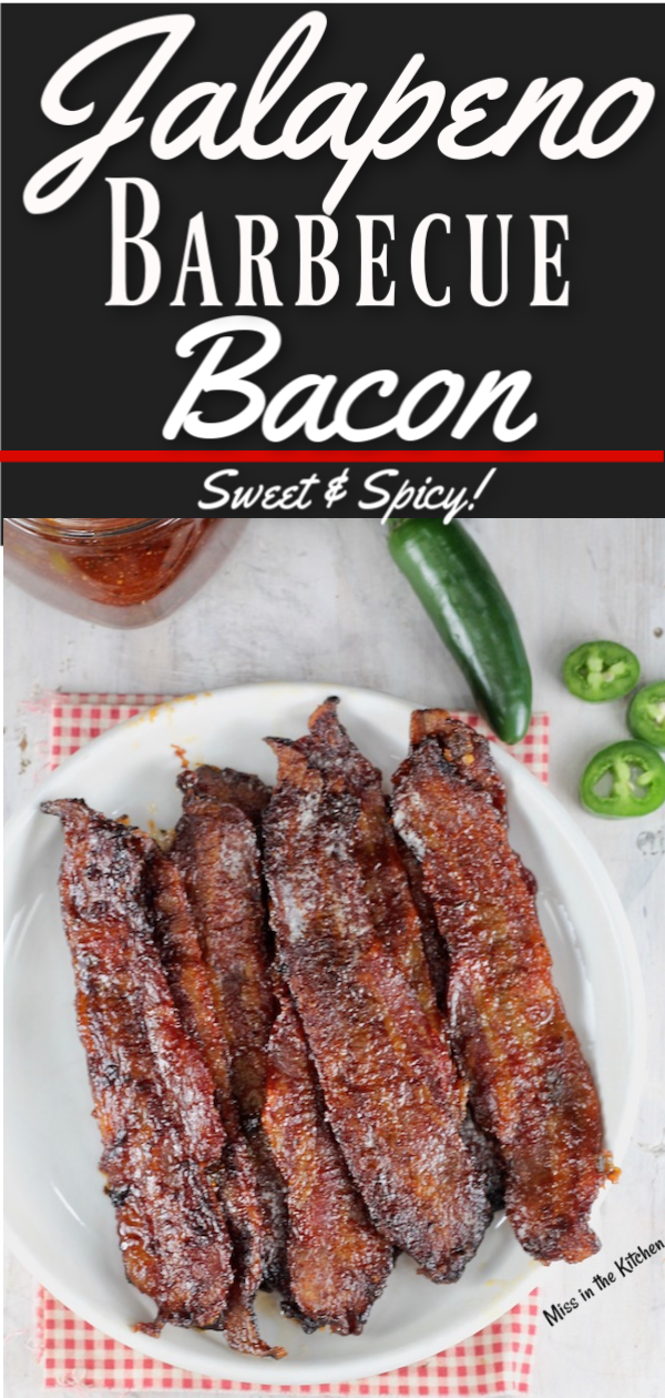 Sweet and spicy jalapeno barbecue bacon 