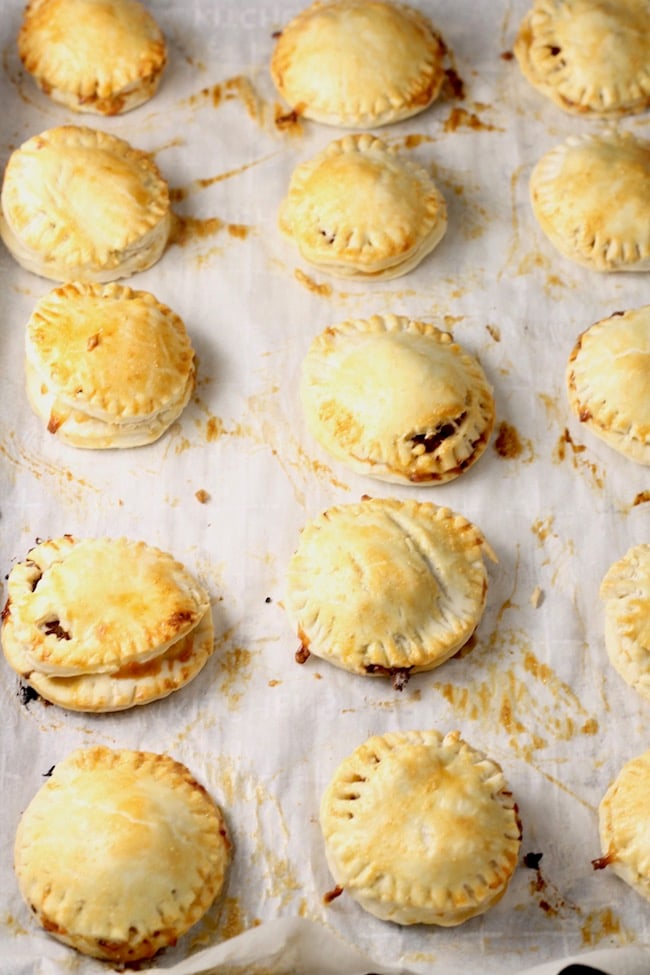 Baked Meat Pies made with ground beef