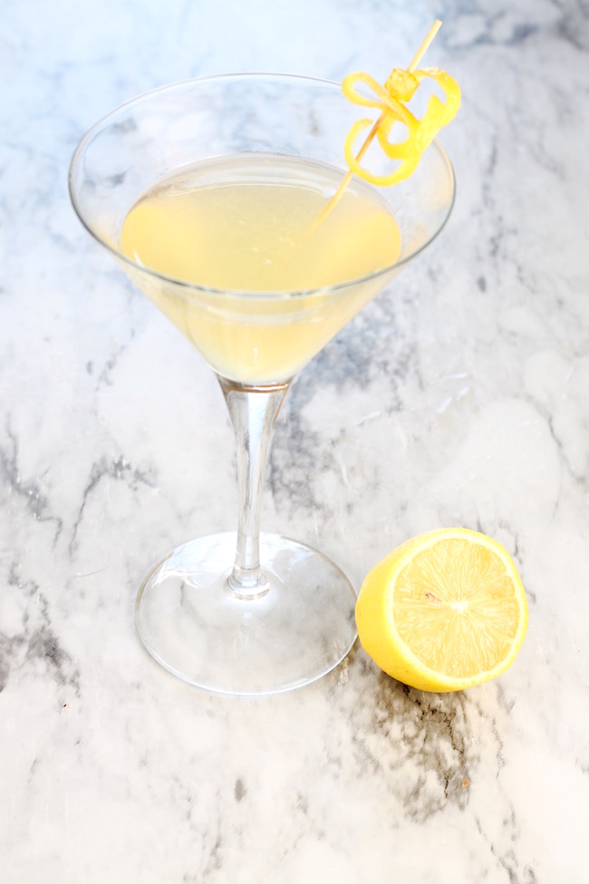 Easy Sidecar Cocktail with bourbon