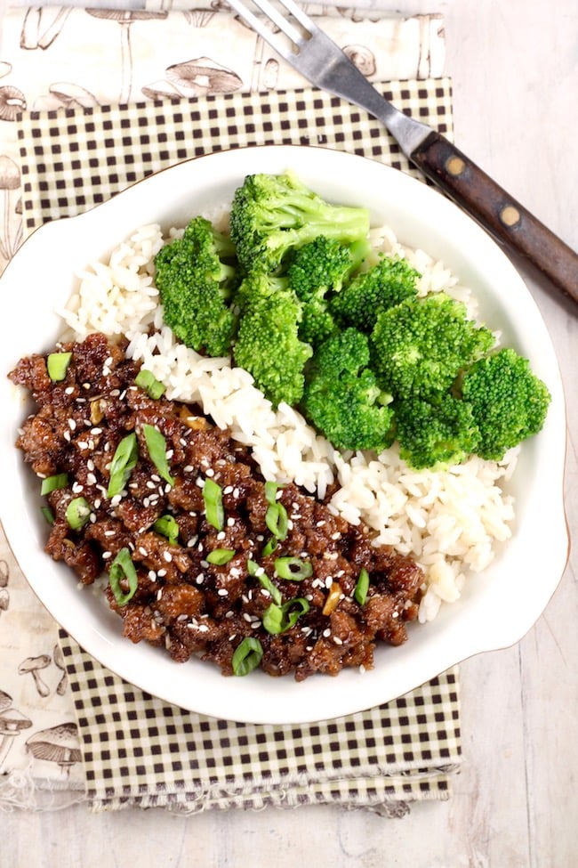 Korean Beef and Broccoli Stir Fry Bowl