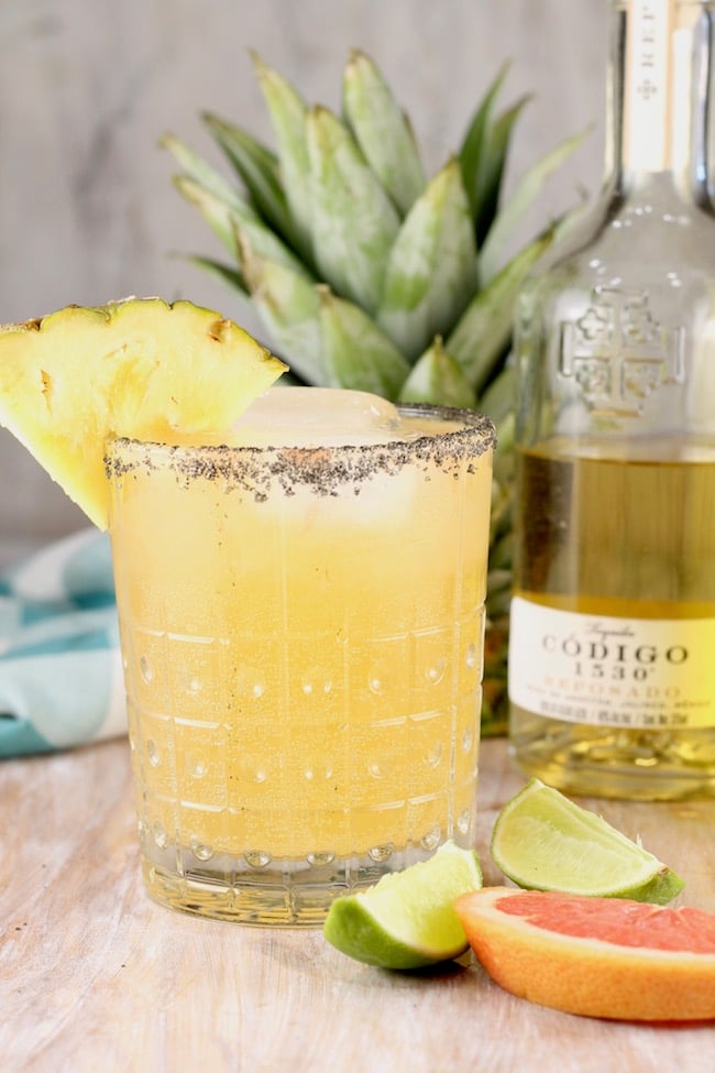 Pineapple Paloma Cocktail made with Codigo 1530 Reposado